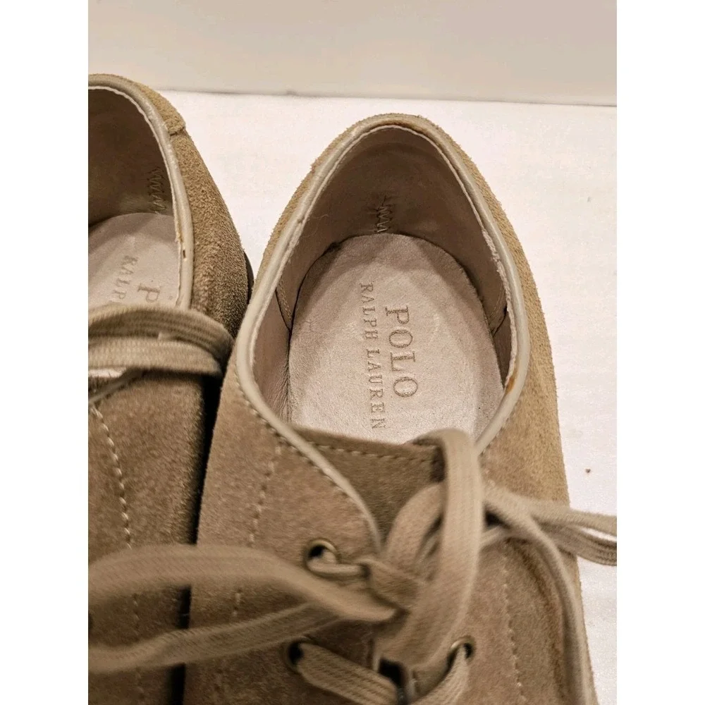 Polo Ralph Lauren Barton Buck Boys Size 6(women Sz 8) Suede Oxford Shoes‎ Preppy